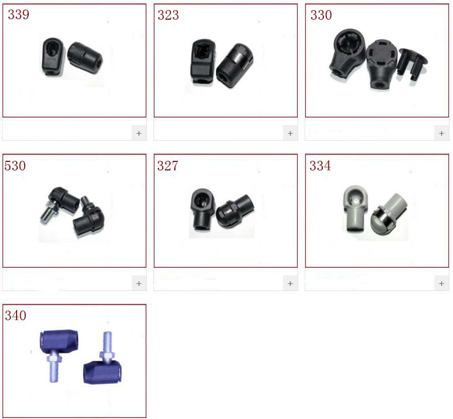 gas spring connect fittings